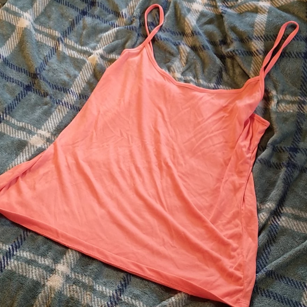 Orange tank top